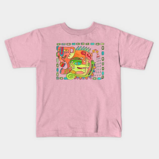 EleCroc Kids T-Shirt by ArtWeird